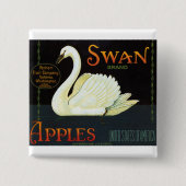 Swan Brand Äpfel Button (Vorderseite)