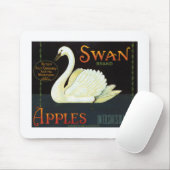 Swan Brand Äpfel Mousepad (Mit Mouse)