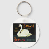 Swan Brand Äpfel Schlüsselanhänger (Vorderseite)