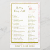 Swan Brautparty Game PRINED (Vorderseite)