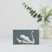 Swan Business Cards Visitenkarte (Stehend Vorderseite)