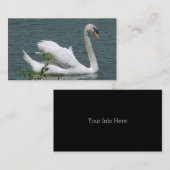 Swan Business Cards Visitenkarte (Vorne/Hinten)
