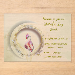 Swan chic MOTHER Party Acryleinladungen