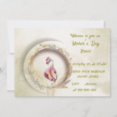 Swan chic MOTHER Party Einladung (Vorderseite)