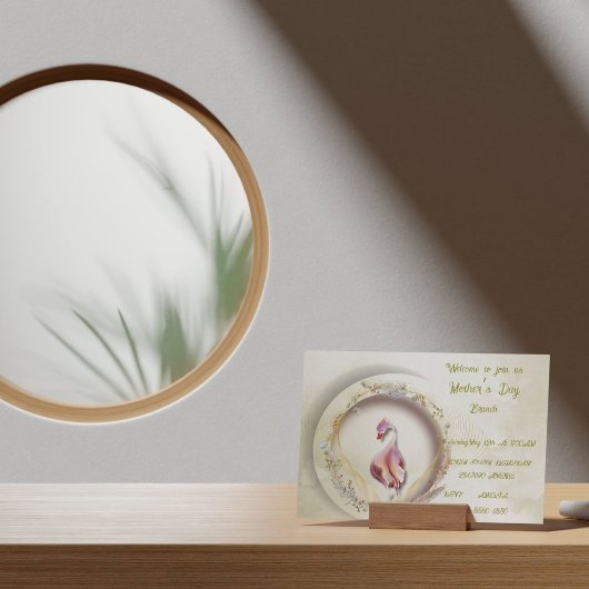 Swan chic MOTHER Party Einladung