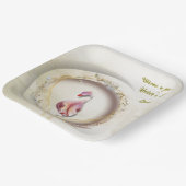 Swan chic MOTHER Party Pappteller (Gewinkelt)