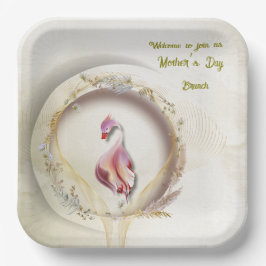 Swan chic MOTHER Party Pappteller