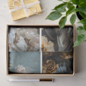 Swan Collage Decoupage Seidenpapier (Geschenk)