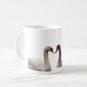 Swan Connection Mug – Grace and Nature in Harmony Kaffeetasse (Vorderseite Links)
