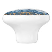 Swan Couple Art Nouveau Bird Kunst, Dichtung und M Keramikknauf (Seitenansicht)