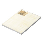 Swan Couple Meeting bei Sonnenuntergang Notizblock (Rotiert)