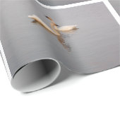 Swan Couple Wrapping Paper Geschenkpapier (Rolleneckpunkt)