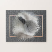 Swan Cygnet Abstrakt Puzzle (Horizontal)