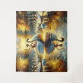 Swan Dance Tapestry Wandteppich (Vorderseite)