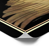 "Swan Dancer" Nanni Art Deco Print Poster (Ecke)