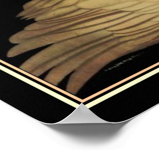 "Swan Dancer" Nanni Art Deco Print Poster (Ecke)