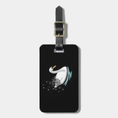 Swan Dandelion T - Shirt Gepäckanhänger (Vorderseite vertikal)