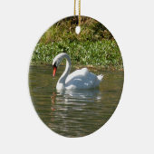 Swan-Dekoration Keramikornament (Rechts)