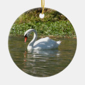 Swan-Dekoration Keramikornament (Vorne)