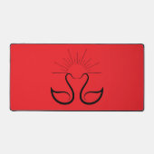 Swan Desk Mat Schreibtischunterlage (Vorderseite)