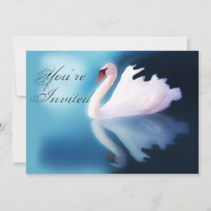 Swan-Einladung Einladung