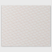 Swan Elegance: Zierweiße Muster. Geschenkpapier (Flach)