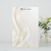 Swan Feathers Briefpapier (Stehend Vorderseite)