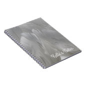 Swan Feathers Nah-up Foto Custom Notebook Notizblock (Rechte Seite)