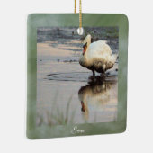 Swan Foto Ornament (Rechts)