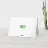 Swan Geburtstag Karte (Rückseite)