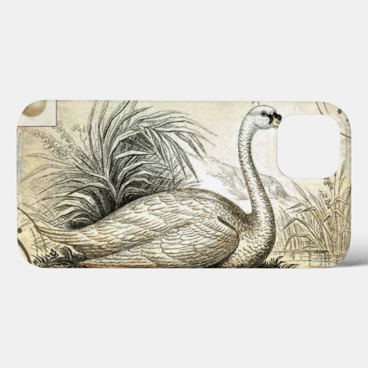 Swan Graphic Case-Mate iPhone Hülle (Rückseite (Horizontal))