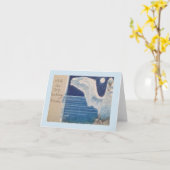 Swan Greeting Card Karte (Gelbe Blume)