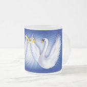 Swan-Hochzeit Mattglastasse (VorderseiteRechts)