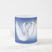 Swan-Hochzeit Mattglastasse (Vorderseite Links)