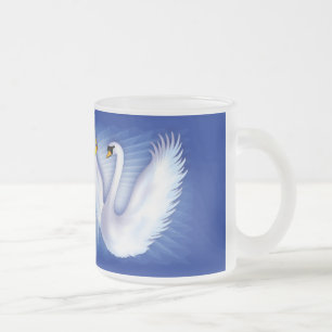 Swan-Hochzeit Mattglastasse
