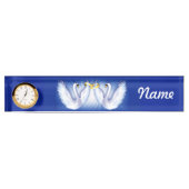 Swan-Hochzeit Namensplakette (Vorderseite)