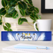 Swan-Hochzeit Namensplakette