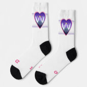 Swan-Hochzeit Socken (Linkes Detail)