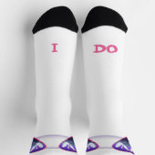 Swan-Hochzeit Socken (Oben)