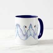 Swan-Hochzeit Tasse (VorderseiteRechts)