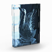 Swan Ice Sculpture, Quebec, Kanada Fotoblock (Links)
