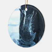 Swan Ice Sculpture, Quebec, Kanada Keramik Ornament (Links)