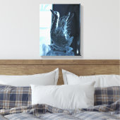 Swan Ice Sculpture, Quebec, Kanada Leinwanddruck (Insitu (Schlafzimmer))