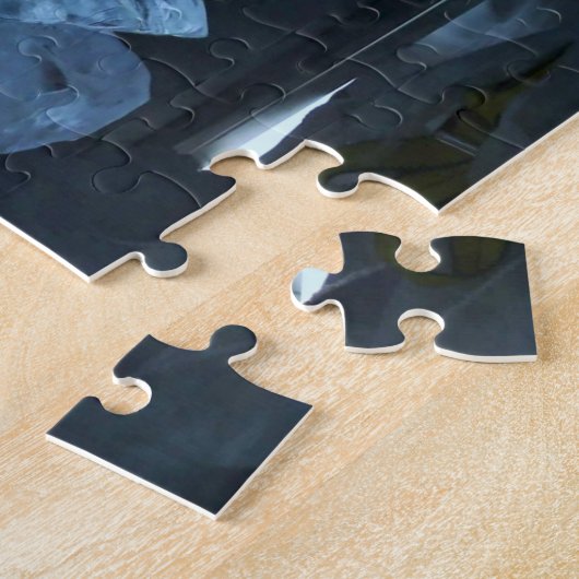 Swan Ice Sculpture, Quebec, Kanada Puzzle (Seite)