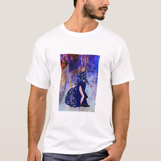 Swan in LeeMariie's creative designs T-Shirt (Vorderseite)