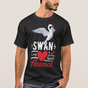 Swan ist My Spirit Animal Liebe Niedlich Swan Kid T-Shirt