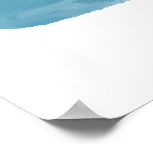 Swan Lake Art Poster (Ecke)