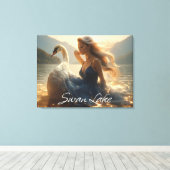 SWAN LAKE - BALLET & DANCE -  LEINWANDDRUCK (Insitu (Holzboden))