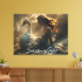 SWAN LAKE - BALLET & DANCE - LEINWANDDRUCK (Insitu (Wohnzimmer))
