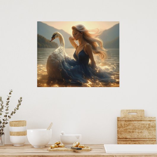 SWAN LAKE - BALLET & DANCE POSTER (Küche)